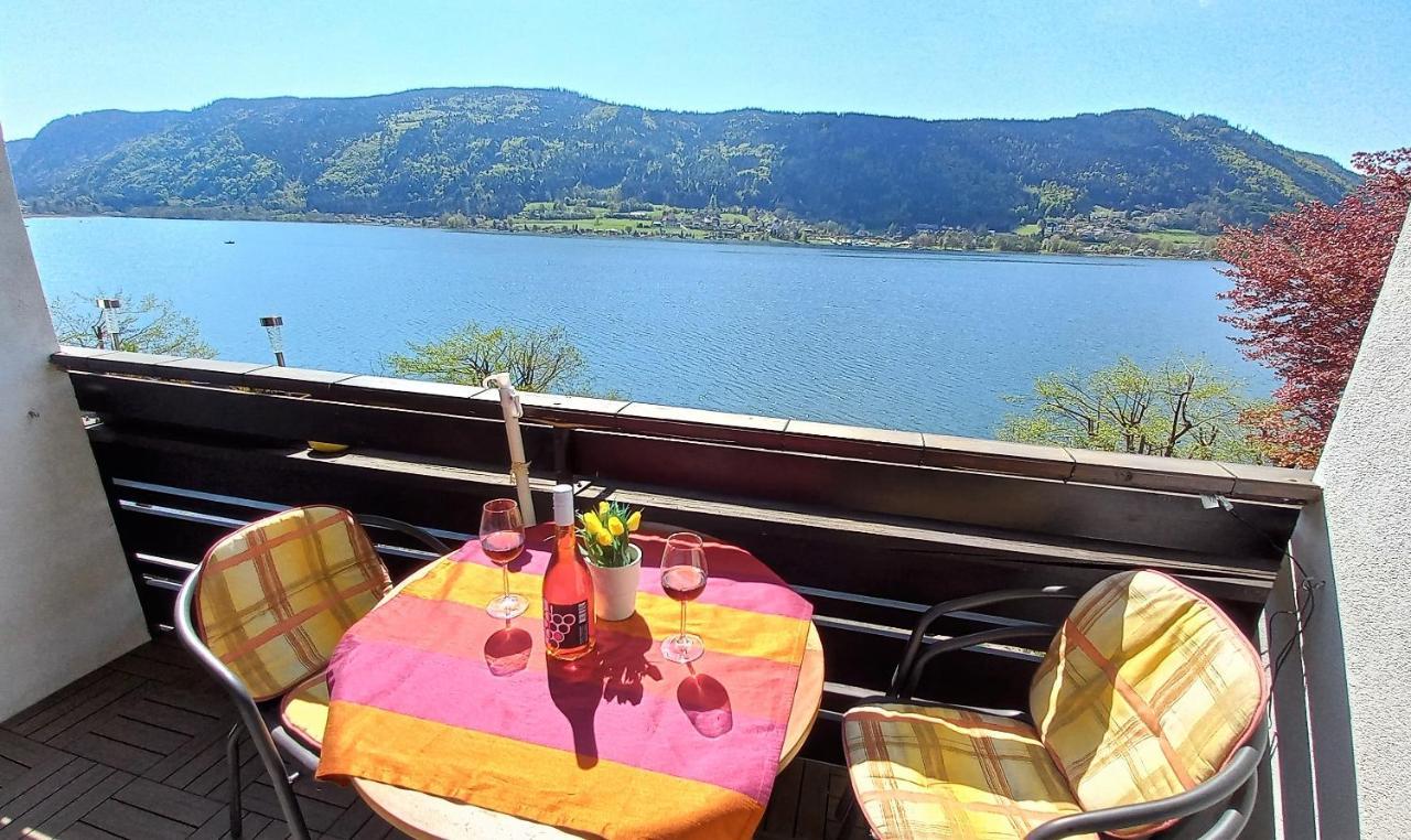 Anna Seeblick: Lakeside Retreat with Pool and Ski Access Bodensdorf Exterior photo